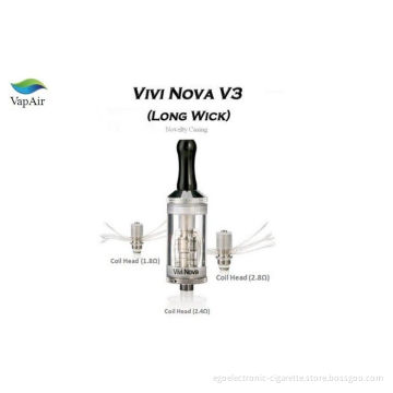 Long Wick Vision Mini Vivi Nova Tank Clearomizer , Colorful Atomizer
